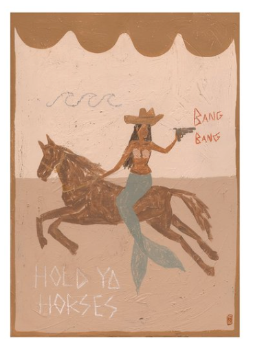 Hold Ya Horses Art Print | Tahnee Kelland