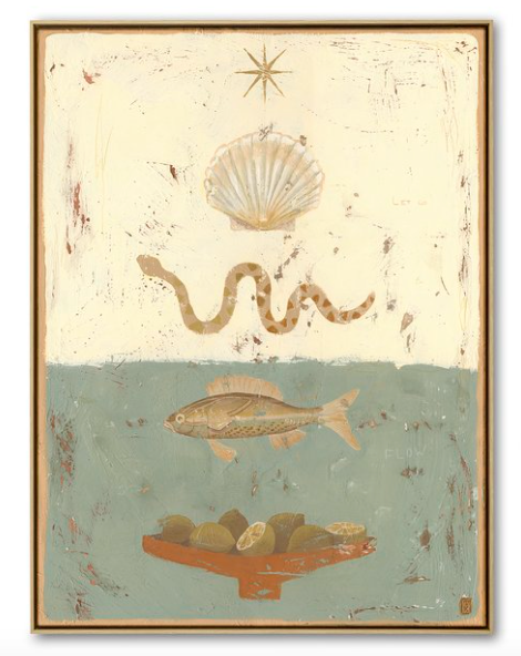 Down Stream Art Print | Tahnee Kelland