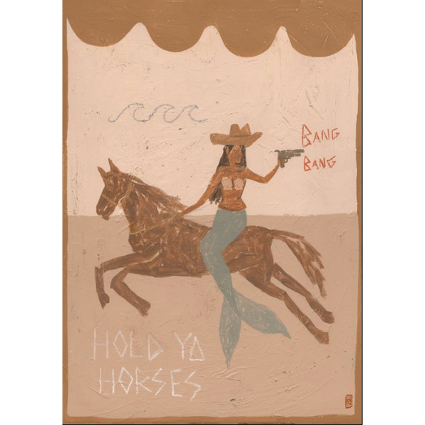 Hold Ya Horses Art Print | Tahnee Kelland