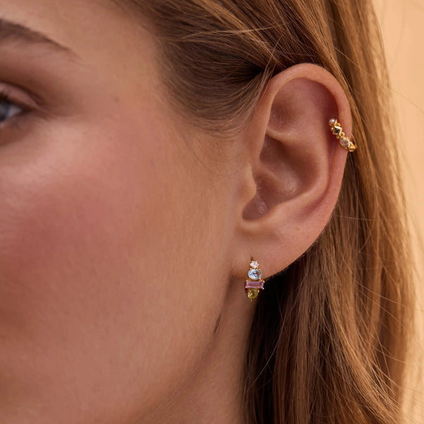 Reina Gold Hoops | Toni May