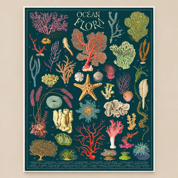 Ocean Flora Vintage Puzzle | 1000 pieces