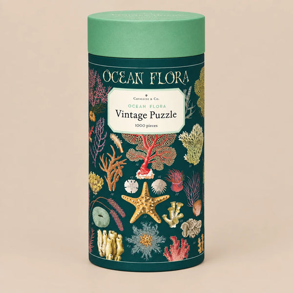 Ocean Flora Vintage Puzzle | 1000 pieces