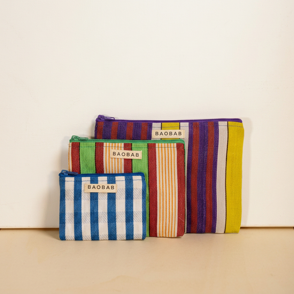 Trio nylon pouches WAOU | BAOBAB