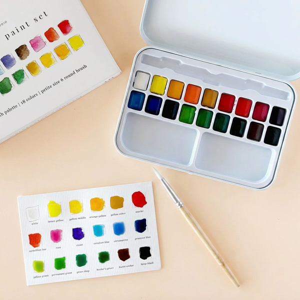 Watercolor Paint Set | 18 colors