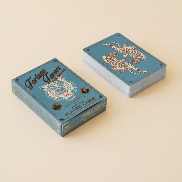 Fortune Favours The Brave Playing Cards