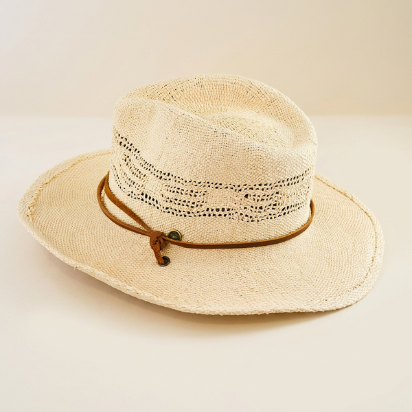 The Flight – Vented Straw Hat with Chin Strap | Fallen Broken Street