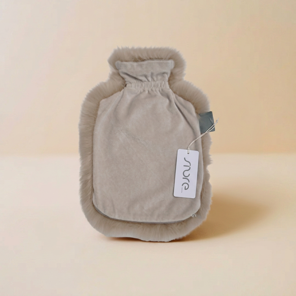 Long Wool Sheepskin Hot Water Bottle Cover