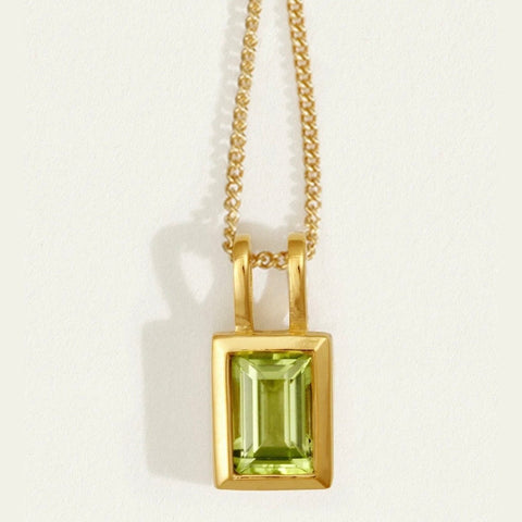 Eden Necklace- 18k Gold Vermeil and Peridot | Temple Of The Sun