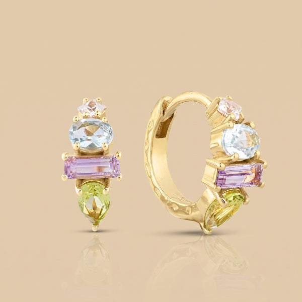 Reina Gold Hoops | Toni May