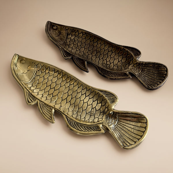 Brass Fish Dish