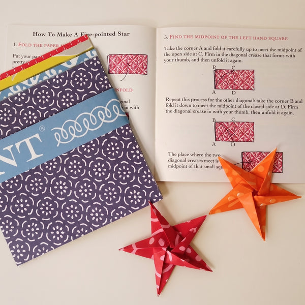 Origami Star Garland Kit