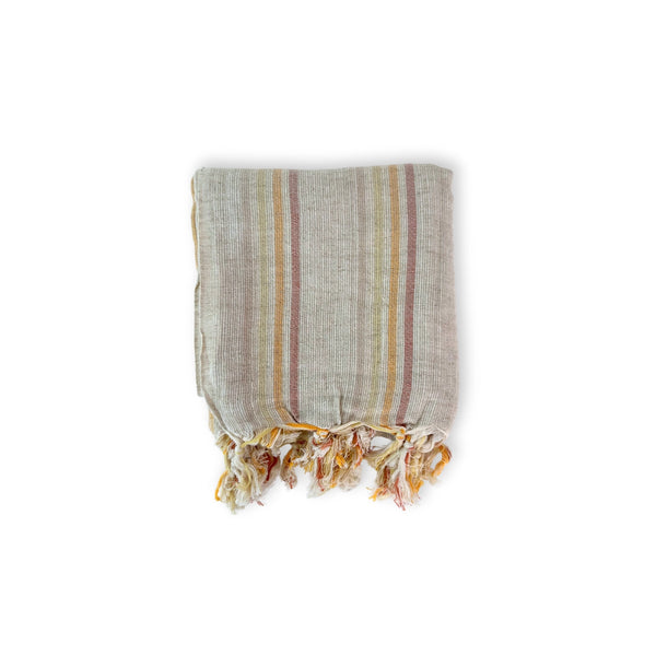 Handloomed Striped Turkish Towel | Multi