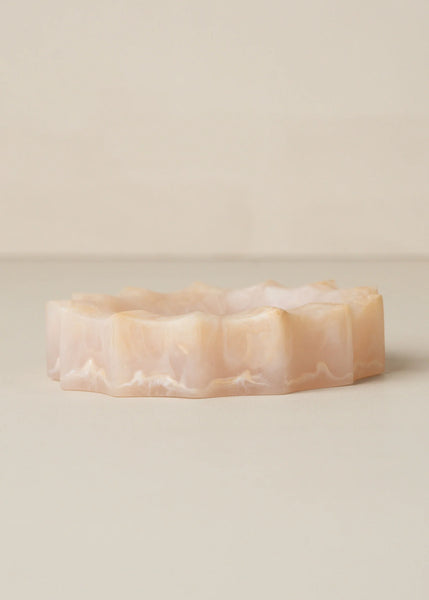 Flow Resin Sun Dish - Blush | Saarde