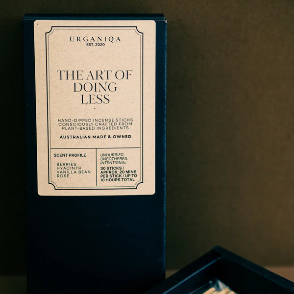 The Art of Doing Less Incense | Urganiqa