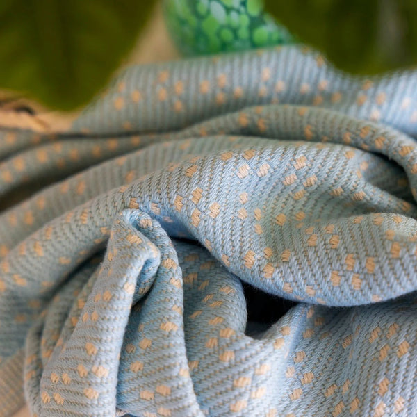 Duck Egg Spots Kitchen Towel | Quion The Label