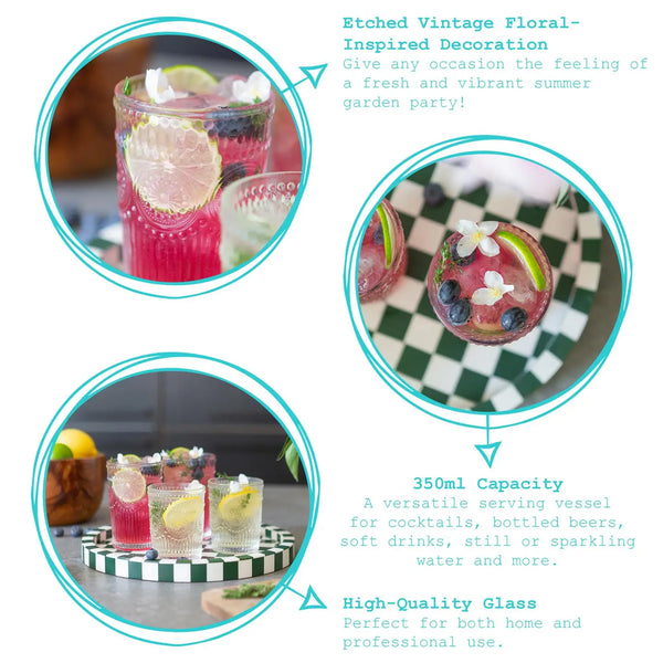 Amore Highball Glass - Set of 4