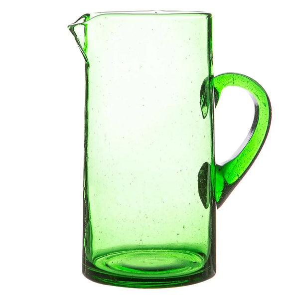 Jebel Green Recycled Glass Jug - 1L