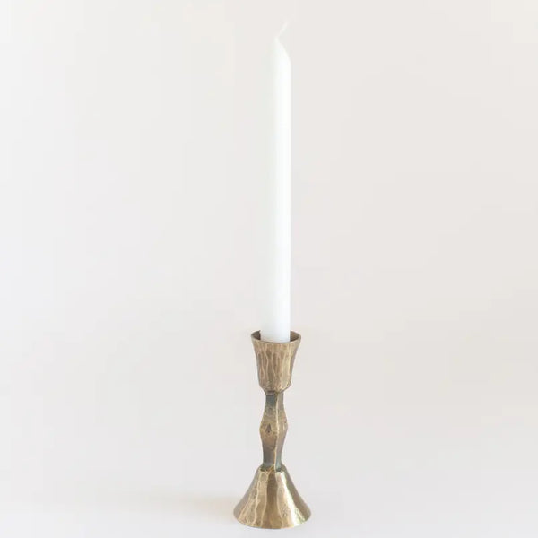 Hand Forged Iron Diamante Candle Holders