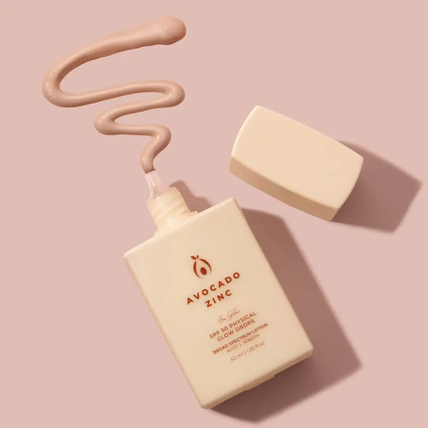 SPF 50 Physical Glow Drops | Avocado Zinc