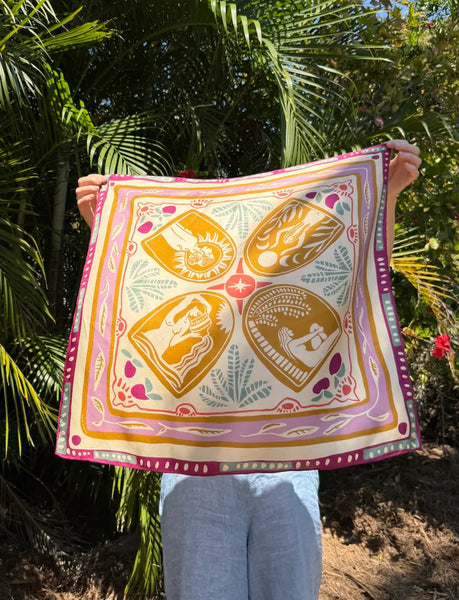 100% Silk Goddess Scarf | Dyana Rogers