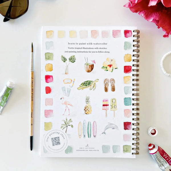 Tropical Watercolour Workbook