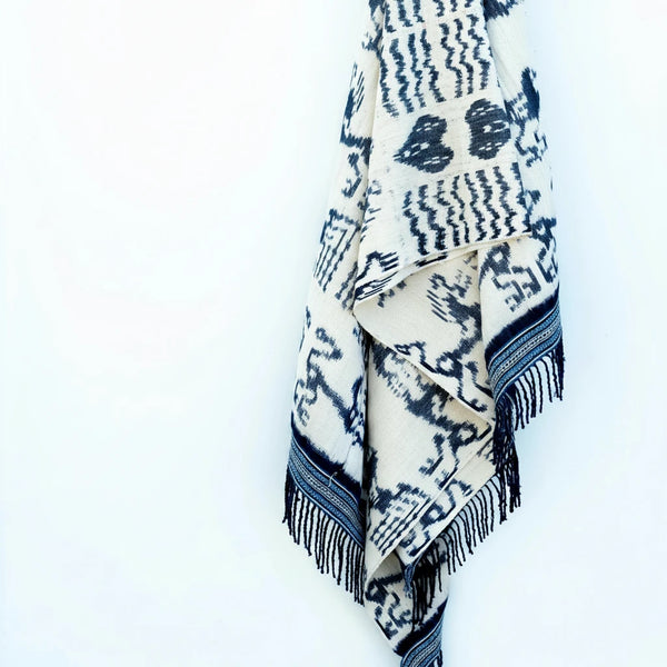 Sumba Island Handmade Throw - Indigo