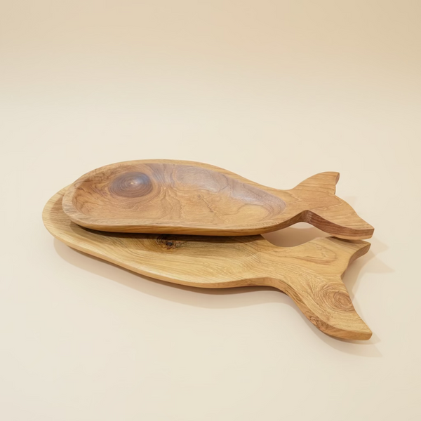 Wood Whale Dishes