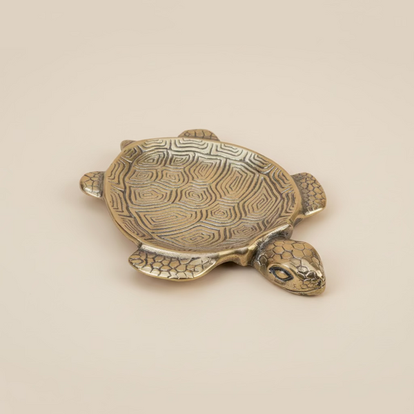 Brass Turtle Dish