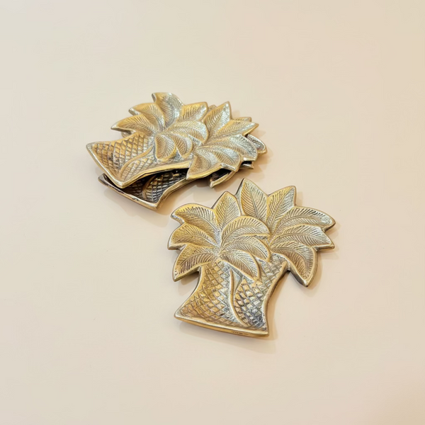 Brass Palm tree Dish