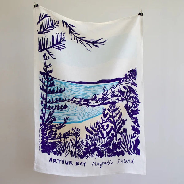 100% Linen Tea Towel | Arthur Bay