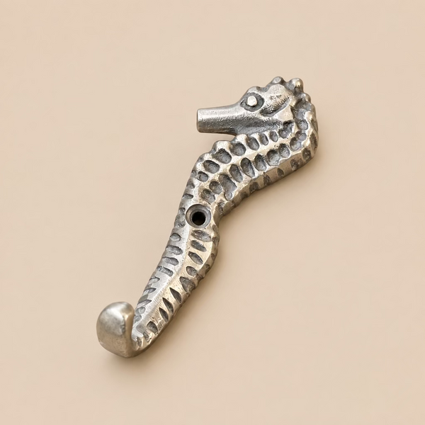 Brass Seahorse hook Small