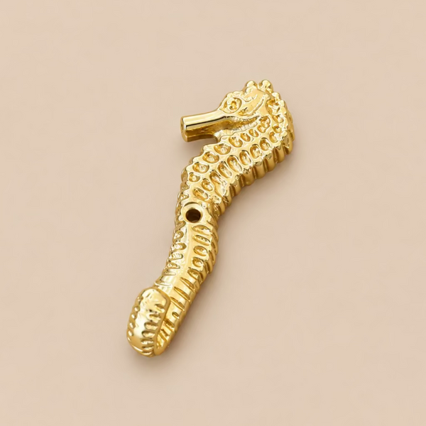 Brass Seahorse hook Small