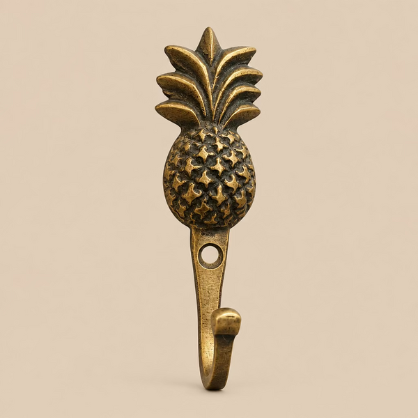 Pineapple Brass Hooks