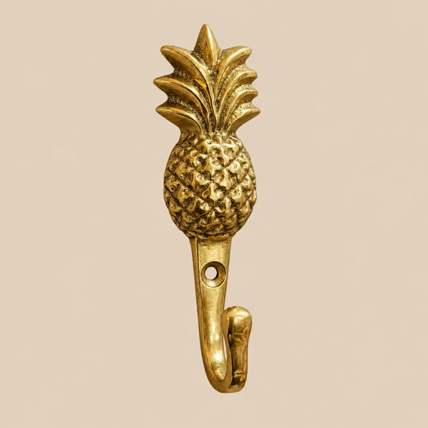 Pineapple Brass Hooks