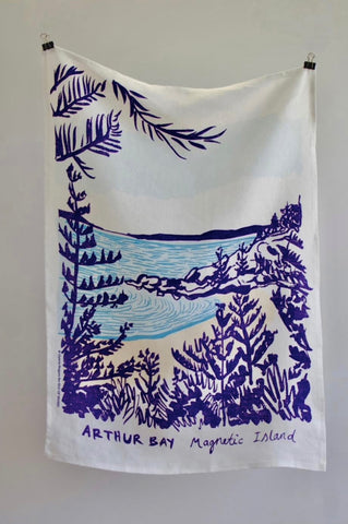 100% Linen Tea Towel | Arthur Bay