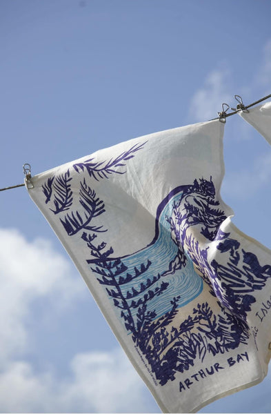 100% Linen Tea Towel | Arthur Bay