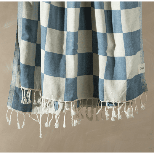 Sicily Turkish Towel | Storm Blue