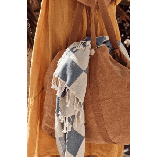 Sicily Turkish Towel | Storm Blue