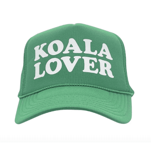 Koala Lover Trucker Cap | Palm Tree Green