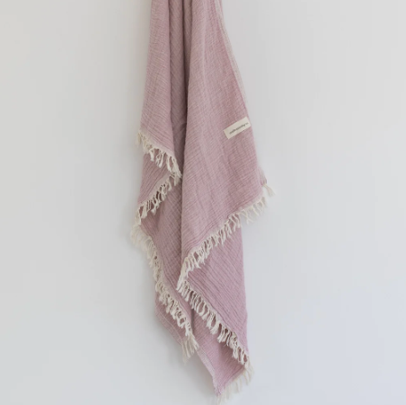 Turkish Towel / Throw | Blush Pink