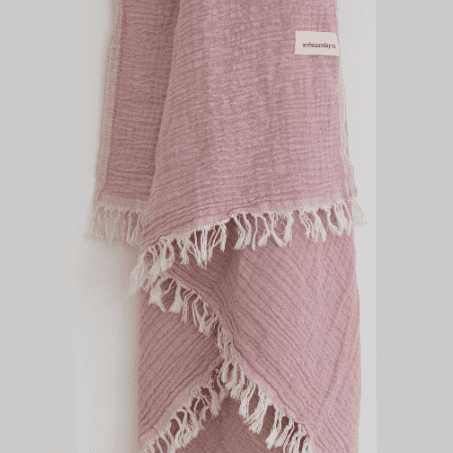 Turkish Towel / Throw | Blush Pink