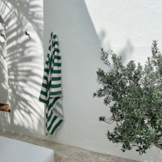 The Mykonos Towel / Throw | Green