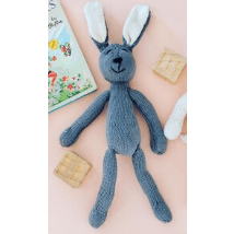 Hand Knitted Organic Cotton Bunny