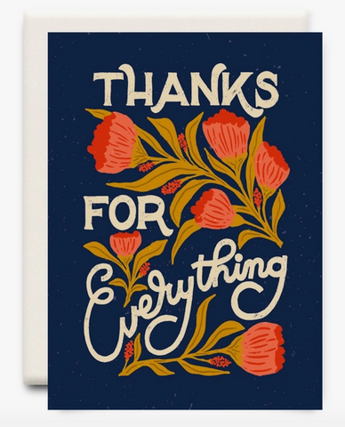 Thanks For All The Things Card