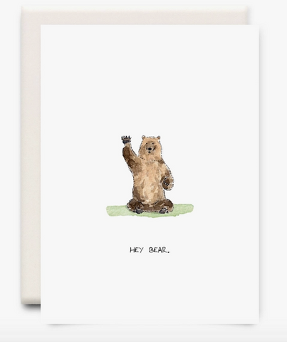 Hey Bear Card