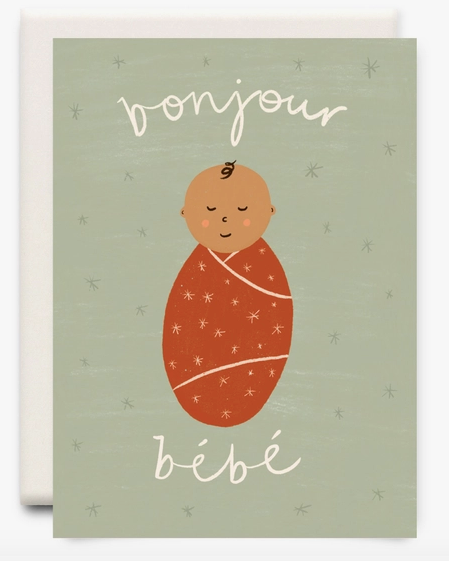 Bonjour Bébé Card