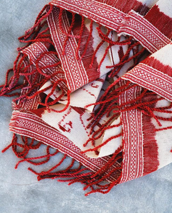 Sumba Island Handmade Throw - Red