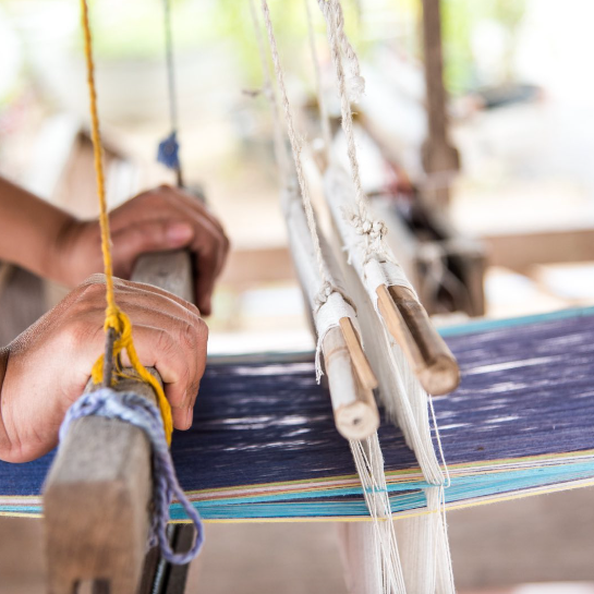 Sumba Island Handmade Throw - Indigo