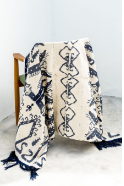 Sumba Island Handmade Throw - Indigo