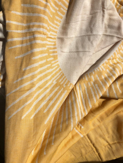 Yellow Sun Turkish Towel